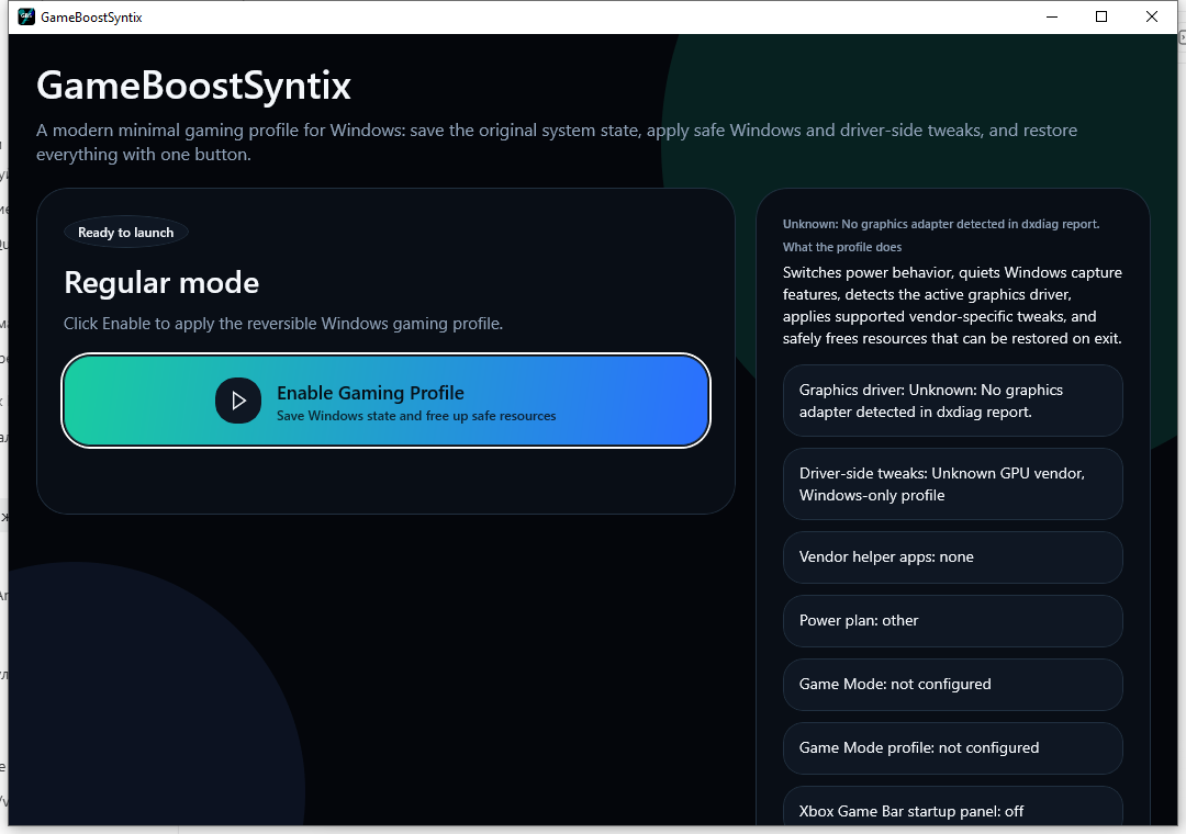 GameBoost Syntix